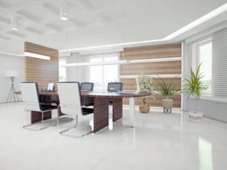 Schwingstühle im modernen Büro