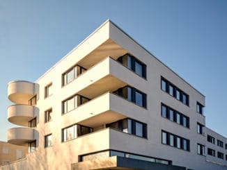 Modernes Gebäude im Bauhaus-Stil