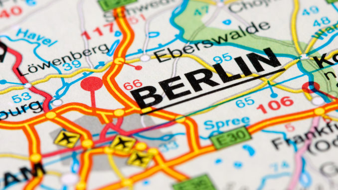 Berlin auf der Karte