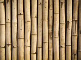 Bambus Stäbe als Werkstoff