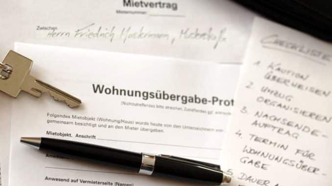 Wohnungsübergabeprotokoll